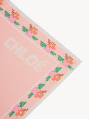 CHLOÉ PARROT SQUARE SCARF