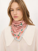 CHLOÉ PARROT SQUARE SCARF