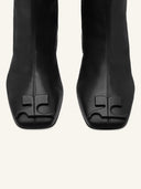 COURRÈGES REEDITION LEATHER BOOTS BLACK