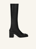 COURRÈGES REEDITION LEATHER BOOTS BLACK