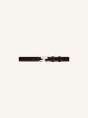 COURRÈGES LOGO BELT BURGUNDY