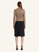 COURRÈGES ZIPPED SKIRT BLACK