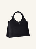 COURRÈGES HOLY DAY TOTE BAG GRAINED LEATHER BLACK
