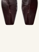 COURRÈGES HERITAGE SHADOW BOOTS BURGUNDY
