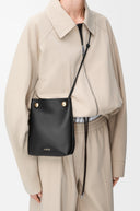 LOEWE PEBBLE POUCH BLACK