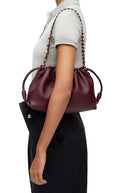 LOEWE FLAMENCO PURSE BURGUNDY