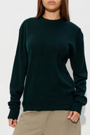 TOTEME PULL CREW NECK DARK GREEN