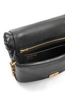 LOEWE GOYA PLEATED PUFFER BAG BLACK