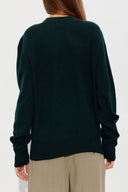 TOTEME PULL CREW NECK DARK GREEN