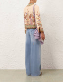 ZIMMERMANN INDRA BOMBER JACKET MULTICOLOR