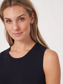 REPEAT KNITTED TOP NAVY BLUE