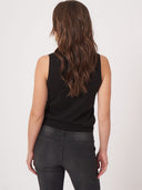REPEAT KNIT TOP BLACK