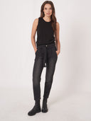 REPEAT KNIT TOP BLACK