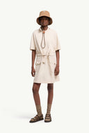 MONCLER DRESS ECRU