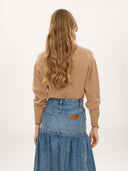 CHLOÉ LOGO SWEATER BLEACHED BROWN