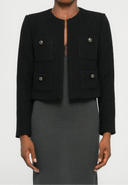 IRO CROPPED KANIL JACKET BLACK