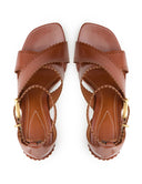 ZIMMERMANN EDDIE SANDAL 8,5CM PECAN