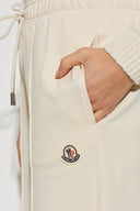 MONCLER SWEATPANTS ECRU