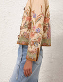 ZIMMERMANN INDRA BOMBER JACKET MULTICOLOR