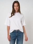 REPEAT BOXY STRETCH T-SHIRT WHITE