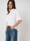 REPEAT BOXY STRETCH T-SHIRT WHITE