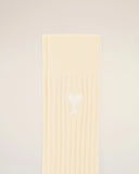 AMI PARIS SOCKS ADC OFF WHITE