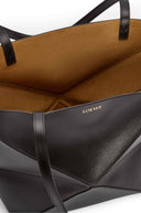LOEWE PUZZLE FOLD TOTE BAG BLACK