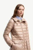 MONCLER JASMIN SHORT PARKA BEIGE