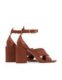 ZIMMERMANN EDDIE SANDAL 8,5CM PECAN