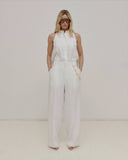 DARKPARK WIDE LEG TROUSER WHITE