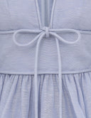 ZIMMERMANN EDEN STRUCTURED DRESS DUSTY BLUE