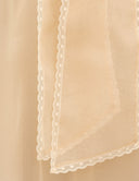 ZIMMERMANN MEMENTO ORGANZA BLOUSE SEPIA