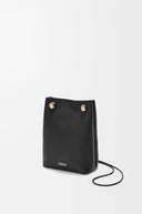 LOEWE PEBBLE POUCH BLACK