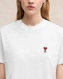AMI PARIS AMI DE COEUR T-SHIRT WHITE
