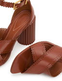 ZIMMERMANN EDDIE SANDAL 8,5CM PECAN