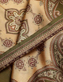 ZIMMERMANN MAHON TUNIC MIDI DRESS OLIVE PAISLEY