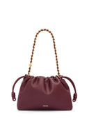 LOEWE FLAMENCO PURSE BURGUNDY
