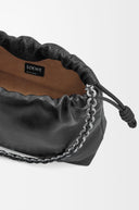 LOEWE FLAMENCO PURSE DEERSKIN BLACK