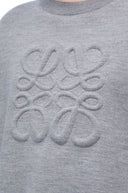 LOEWE CROPPED ANAGRAM PULL GREY