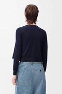 LOEWE CARDIGAN NAVY BLUE
