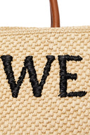 LOEWE A4 LOGO TOTE BAG RAFFIA