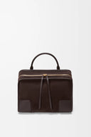LOEWE LARGE AMAZONA 180 BAG SUEDE BROWN