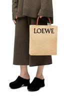 LOEWE A4 LOGO TOTE BAG RAFFIA
