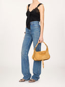 CHLOÉ MARCIE SUEDE SHOULDER BAG WHISPERING ORANGE