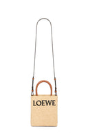 LOEWE A5 LOGO TOTE BAG RAFFIA