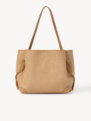 CHLOÉ CLOVER TOTE BAG BLEACHED BROWN
