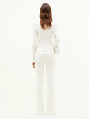 COURRÈGES REEDITON RIB KNIT WHITE