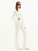 COURRÈGES REEDITON RIB KNIT WHITE