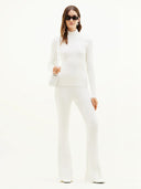 COURRÈGES REEDITION RIB KNIT WHITE