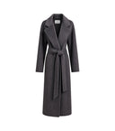 ARMA NOUK HAIRY WOOL COAT WARM GREY